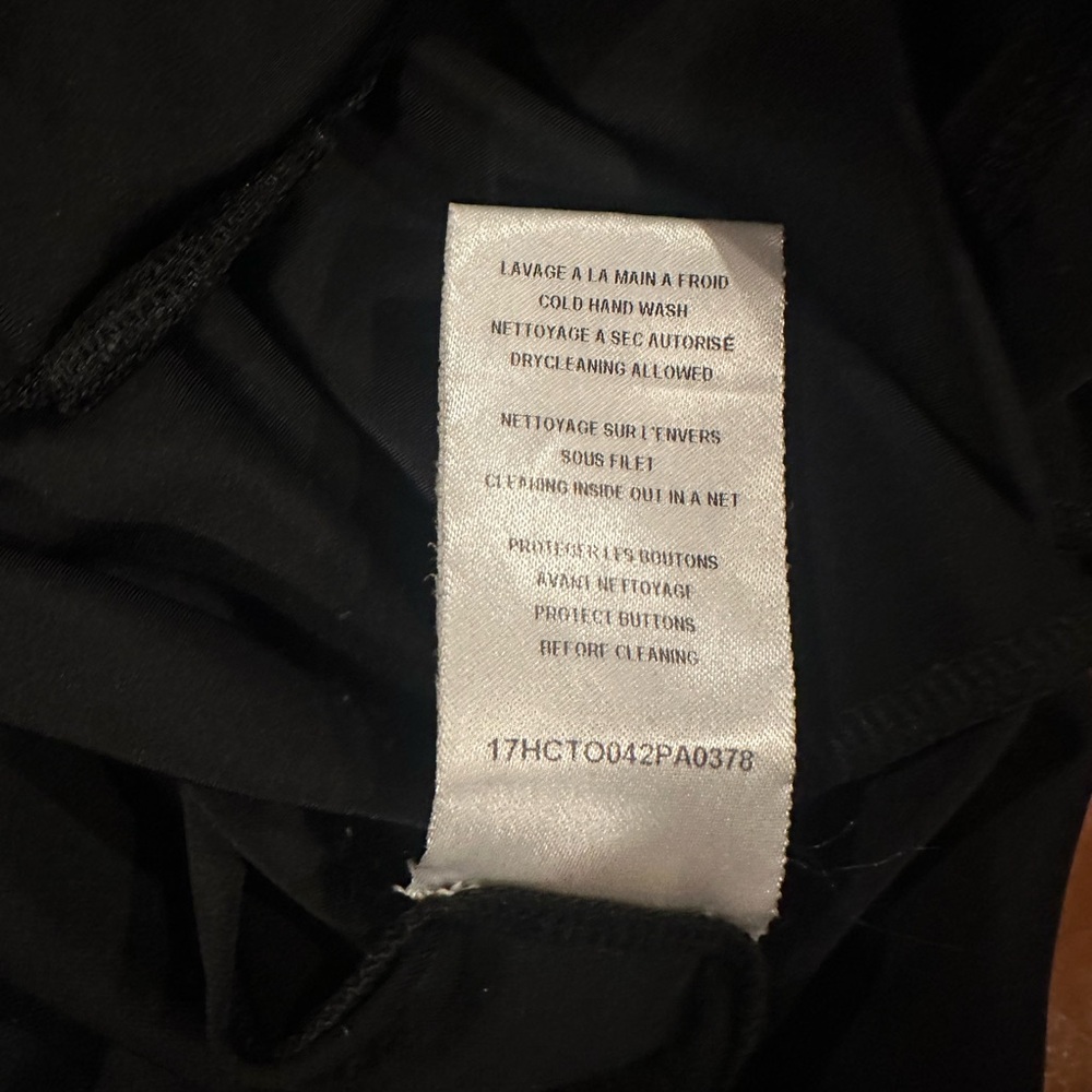 Nina Ricci Black Long-Sleeve Snap-Front Bodysuit - Picture 6 of 9